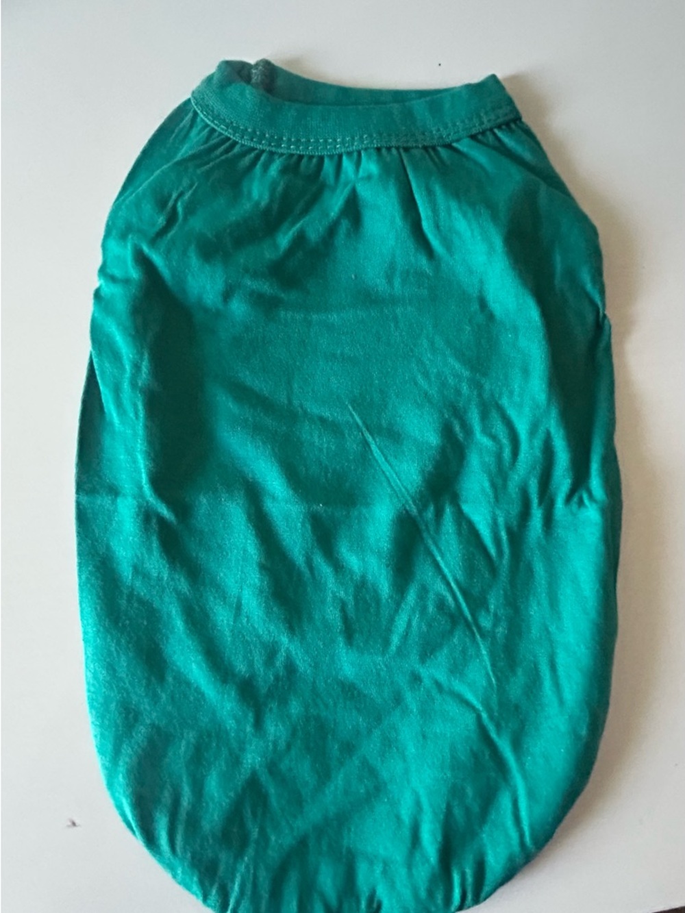 Teal pet outfit size medium